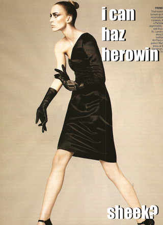 Illustration for article titled LOLVogue: All Dat Glitterz Iz Mah Pantz